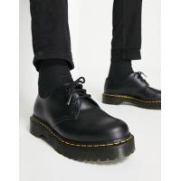 ราคา Dr Martens 1461 bex platform 3-eye shoes in black (202600742)