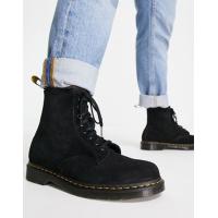 ราคา Dr Martens 1460 Pascal 8 eye boots in black suede (201053052)