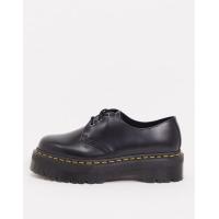 ราคา Dr Martens 1461 3 eye quad platform shoes in black (20541072)