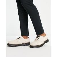 ราคา Dr Martens 1461 3 eye shoes in warm sand suede (201052639)
