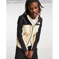 ราคา The North Face Himalayan synthetic insulated hooded jacket in stone and black (203217207)