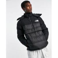 ราคา The North Face Himalayan insulated synthetic anorak jacket in black (203479593)