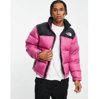 ราคา The North Face 1996 Retro Nuptse down puffer jacket in pink and black (203207521)