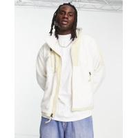 ราคา The North Face Retro Denali '94 high pile fleece zip up jacket in off white (203217054)