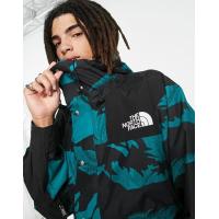 ราคา The North Face '86 Retro Mountain DryVent waterproof jacket in teal mountain print (203217109)