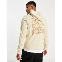 ราคา The North Face Regrind back print hoodie in stone (203219172)