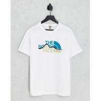 ราคา The North Face Mountain Line t-shirt in white (203218699)
