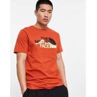 ราคา The North Face Mountain Line chest graphic t-shirt in rust (204492111)