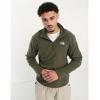 ราคา The North Face Glacier 100 1/4 zip fleece in khaki (204490017)