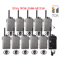 ราคา TOA WM-2100-SET10 ชุดทัวร์ไกด์ 10 ท่าน