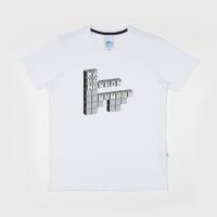 ราคา เสื้อยืด Mahanakhon Skywalk T-Shirt Monotone Typo Brick - สีขาว M (8217719)