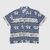 ราคา เสื้อเชิ๊ตฮาวายลายช้าง Mahanakhon Chang Hawaii Shirt สีน้ำเงิน - M (8362200)