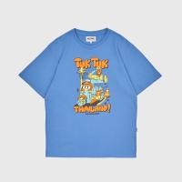 ราคา Mahanakhon T-Shirt Oversized Thai Iconic สีฟ้า - Xl (8365684)