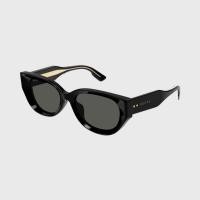 ราคา แว่นกันแดด Gucci Gg1532sa Sunglasses - สี Shiny Black/Solid Grey 54 (1042357)