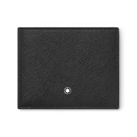 ราคา กระเป๋าสตางค์ Montblanc Sartorial Wallet 6Cc - สีดำ (1006549)
