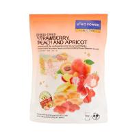 ราคา ผลไม้อบกรอบ King Power Selection Freeze-Dried Strawberry, Peach And Apricot - 100 ก. (8359659)