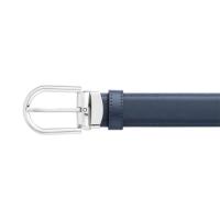 ราคา เข็มขัด Montblanc Horseshoe Buckle Reversible Leather Belt 30 มม. - สีดำ/น้ำเงิน (1006498)