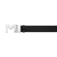 ราคา เข็มขัด Montblanc M Buckle Reversible Leather Belt 35 มม. - สีดำ (1024916)