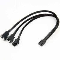 ราคา JOMEY 27Cm CPU พัดลม PWM อุปกรณ์คอมพิวเตอร์ทองแดงชุบดีบุก4 Pin CPU พัดลม PWM สายพัดลมปลอกแยก4สายหมุดต่อขยายคอนเนคเตอร์1ถึง3วิธี (18257270494)