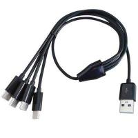 ราคา SQUSX เหมาะสำหรับสายเคเบิ้ลสำหรับชาร์จชาร์จแบบแยก4โทรศัพท์มือถือ USB C สายตัวแยก One Drag สี่ Multi 4 In 1 USB ถึง4พอร์ตชนิด C สายชาร์จแบตเตอรี่ชนิด C ถึง4 Type C สายไฟไฟฟ้ามีสายไฟ (18921880892)