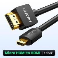 ราคา UGREEN 8K Micro HDMI to HDMI Ethernet Cable supports 3D and 8K60Hz resolution Model 30148 (19241835766)