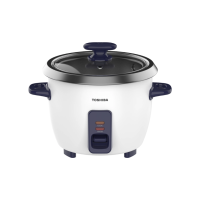ราคา Toshiba หม้อหุงข้าวระบบธรรมดา ความจุ 0.6 ลิตร รุ่น RC-6MHUTH(B)