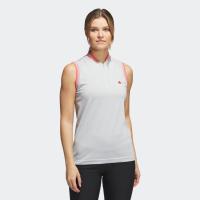 ราคา Adidas Ultimate365 Tour PRIMEKNIT Sleeveless Polo Shirt Semi Flash Aqua (IB2072)