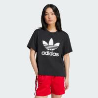 ราคา Adidas Adicolor Trefoil Boxy Tee Black (IU2422)