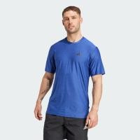ราคา Adidas Train Essentials Stretch Training Tee Semi Lucid Blue Mel / Black (IW3361)