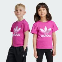 ราคา Adidas Adicolor Trefoil Tee Kids Semi Lucid Fuchsia (IY2384)