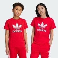ราคา Adidas Adicolor Trefoil Tee Kids Better Scarlet (IY7423)