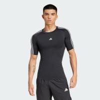 ราคา Adidas TECHFIT Compression Training 3-Stripes Tee Black (IN5588)