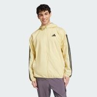 ราคา Adidas Essentials 3-Stripes Windbreaker Powder Yellow / Black (IM7847)