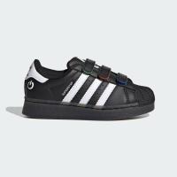 ราคา Adidas Superstar LED Lights Comfort Closure Shoes Black / White / Red (JI0505)