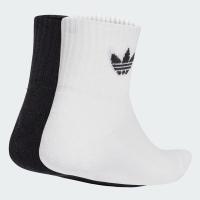 ราคา Adidas adidas Originals x Smiley Mid Ankle Socks 2 Pairs White / Black (JC8632)