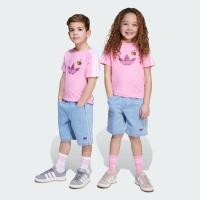 ราคา Adidas adidas Originals x Minecraft Tee and Short Set Bliss Pink / Blue (JZ9943)