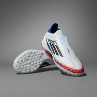 ราคา Adidas F50 Pro Son Laceless Turf Boots White / Black / Red (JR5892)