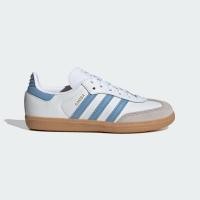 ราคา Adidas Samba OG Shoes Kids White / Ash Blue / Gum (JQ2828)
