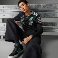 ราคา Adidas MERCEDES - AMG PETRONAS FORMULA ONE TEAM DRIVER JERSEY AUTHENTIC LONG SLEEVE Black / White (JW5359)