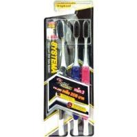 ราคา Systema แปรงสีฟัน ซิสเท็มมา สไปรัล ชาร์โคล Super Spiral Charcoal แพ็ค 3