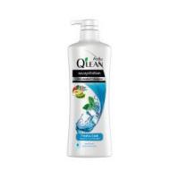 ราคา Qlean แชมพู คิวลีน สูตรเย็นสดชื่น (สีฟ้า) 340 มล.