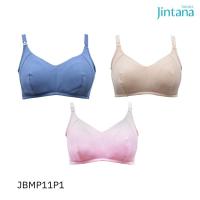 ราคา Jintana ชุดชั้นในให้นมไม่มีโครง Bra Pack รุ่น Momtomom รหัส JBMP11P1 (สีเบจ ชมพู น้ำเงิน) (22514436633)