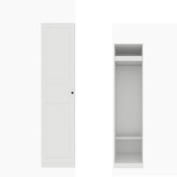 Koncept Furniture ตู้เสื้อผ้าบานเปิด สีขาว รุ่น BLOX 19214996
