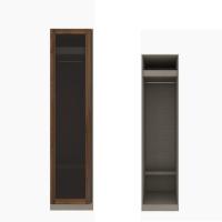 Koncept Furniture ตู้เสื้อผ้าบานเปิด สีไม้เข้ม รุ่น BLOX 19215003