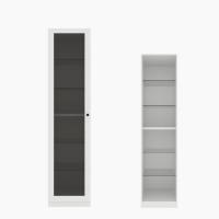 Koncept Furniture ตู้เสื้อผ้าบานเปิด สีขาว รุ่น BLOX 19211238
