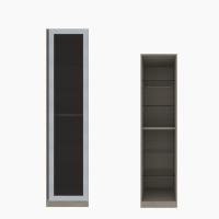 Koncept Furniture ตู้เสื้อผ้าบานเปิด สีเทาอ่อน รุ่น BLOX 19211261