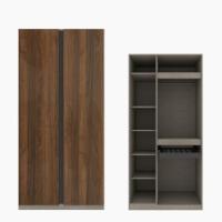 Koncept Furniture ตู้เสื้อผ้าบานเปิด 100 ซม. สีเลกาโต้ รุ่น BLOX 19216650