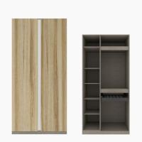 Koncept Furniture ตู้เสื้อผ้าบานเปิด 100 ซม. สีไม้อ่อน รุ่น BLOX 19216652