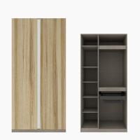 Koncept Furniture ตู้เสื้อผ้าบานเปิด 100 ซม. สีไม้อ่อน รุ่น BLOX 19216672
