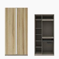 Koncept Furniture ตู้เสื้อผ้าบานเปิด 100 ซม. สีไม้อ่อน รุ่น BLOX 19216692